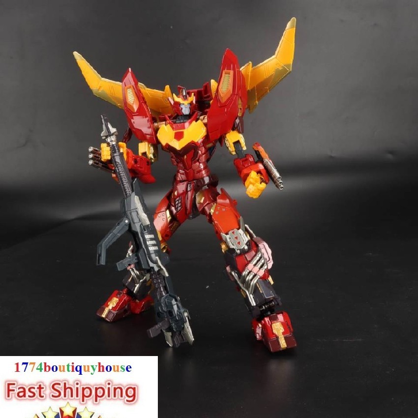 NEW AUTOBOT AT-01 Hot Rod Rodimus Repair Edition Transformation Alloy TOY USA 9″