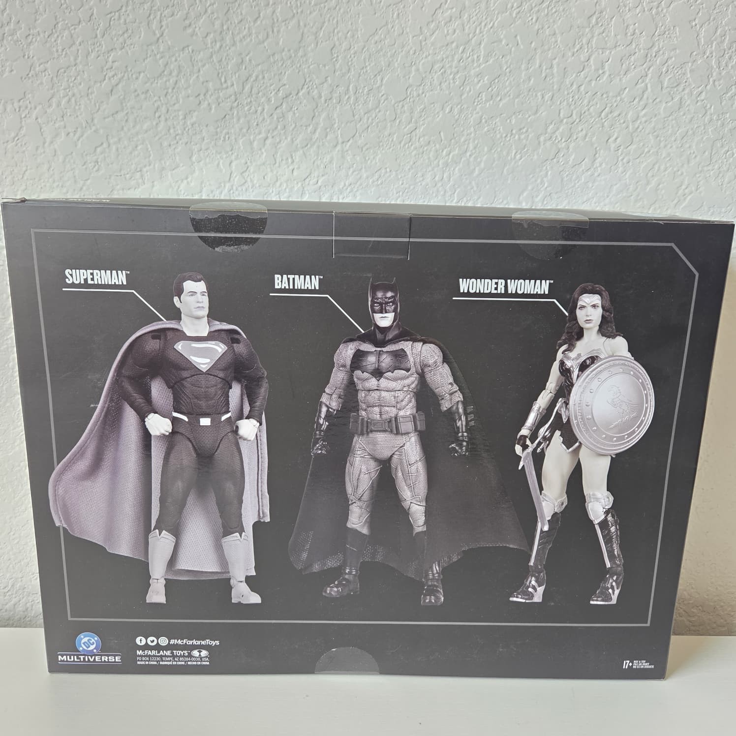 McFarlane Toys DC Multiverse Collector’s Club Justice League 3 pack Level 4