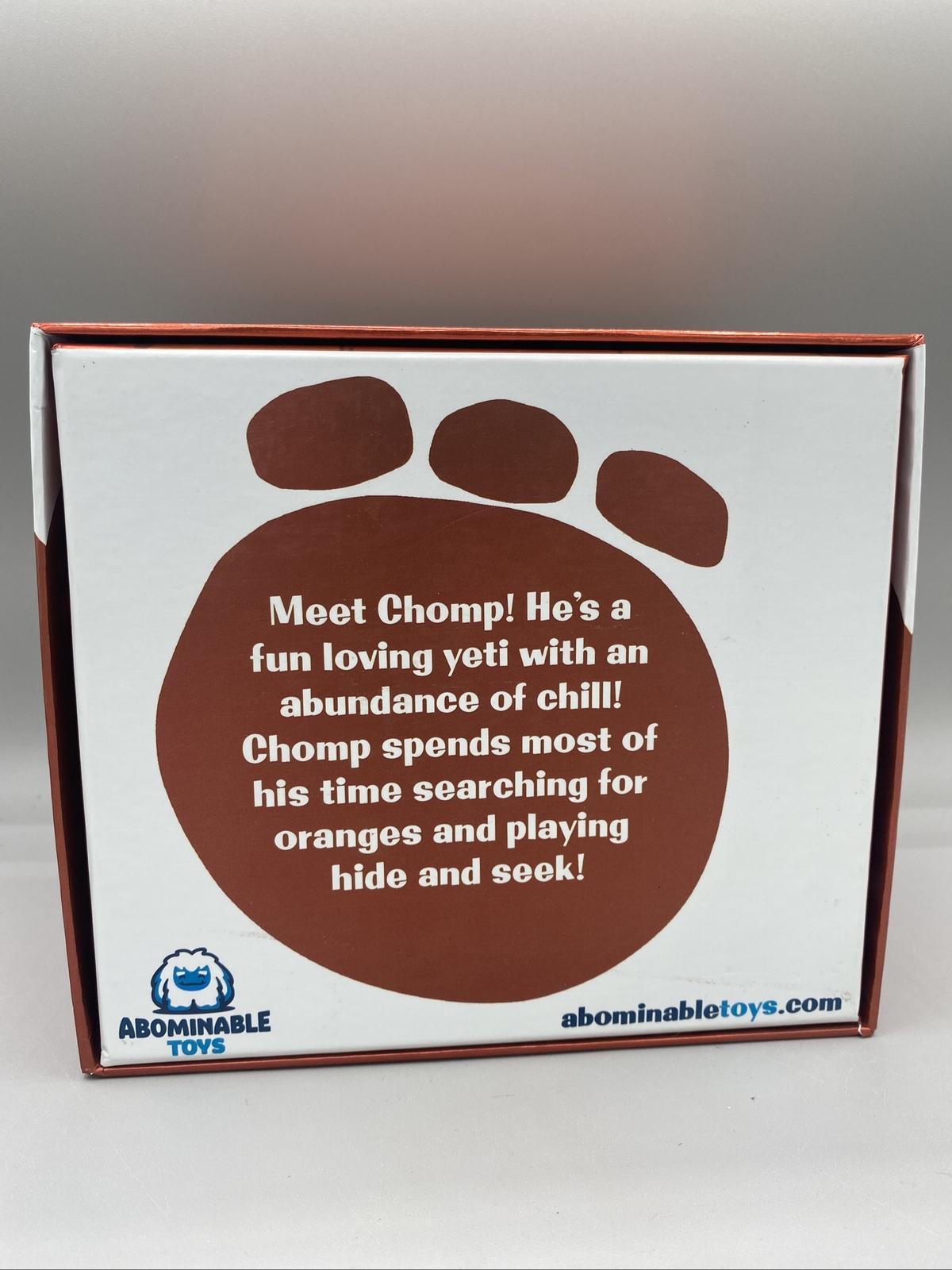 Abominable TOYS CHOMP DesignerCon Exclusive Orange Overload Glow Yeti Figure