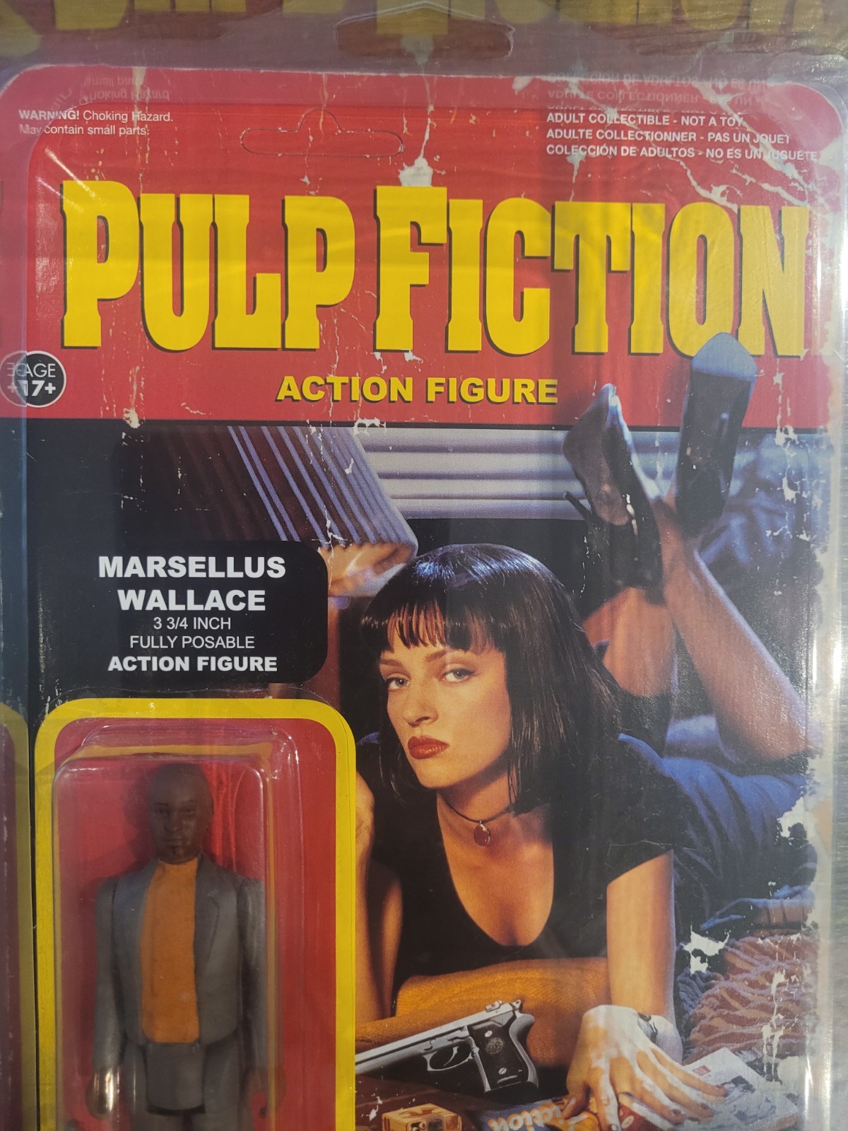 Funko ReAction Pulp Fiction Marsellus Wallace Action Figure Super 7 Unpunched