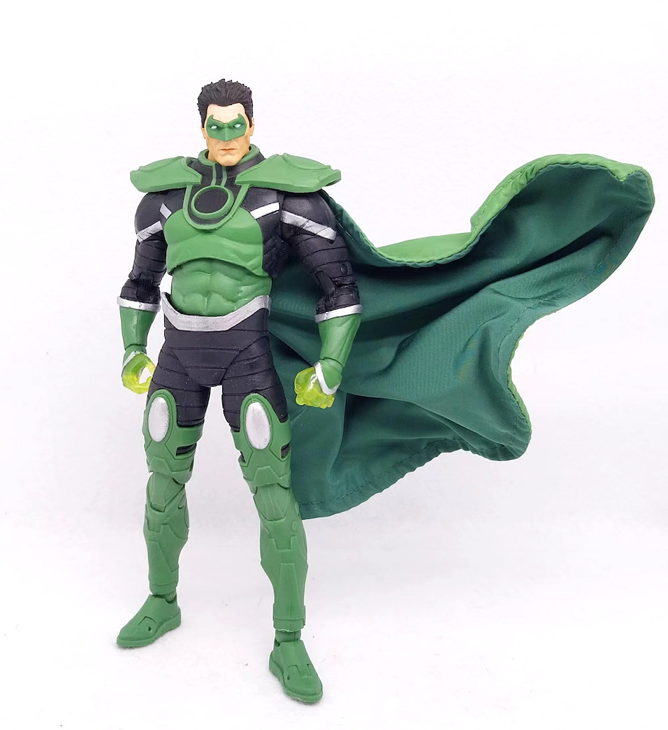 SU-C-MF-GRLN: 1/12 wired green cape for McFarlane PARALLAX Green Lantern