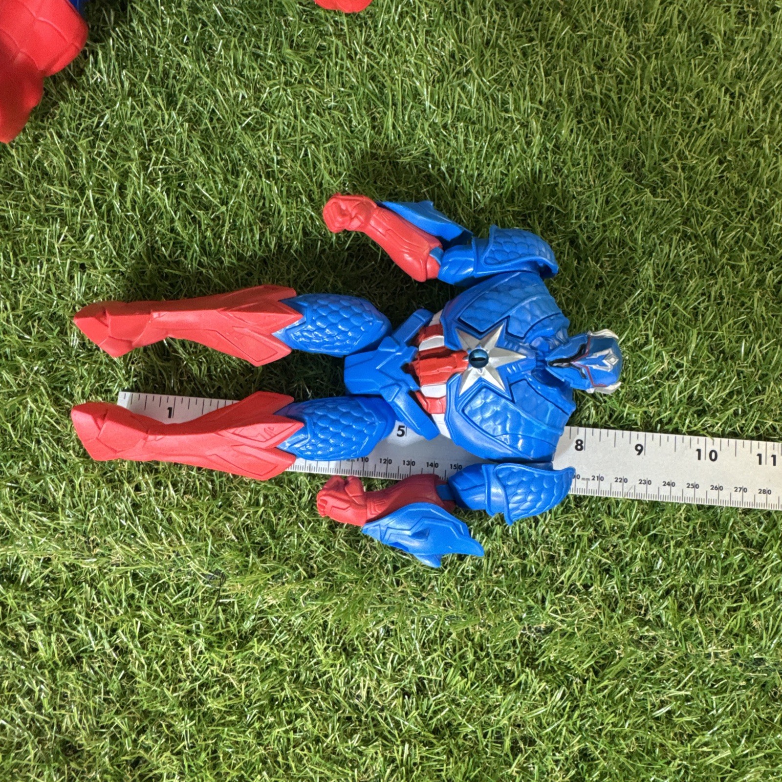 Spider-Man 2018 & Captain America Mech Strike Monster Hunters 2022 Figures