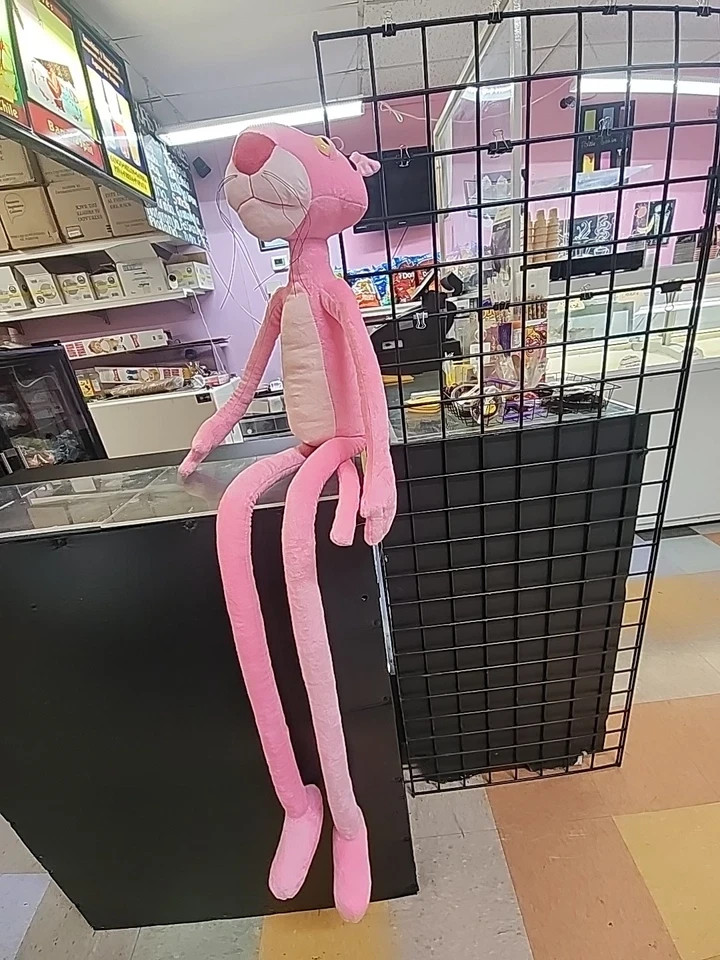 60cm~180cm Pink Panther Plush Doll Toys Kawaii Peluche Pantera Rosa Adorable KO