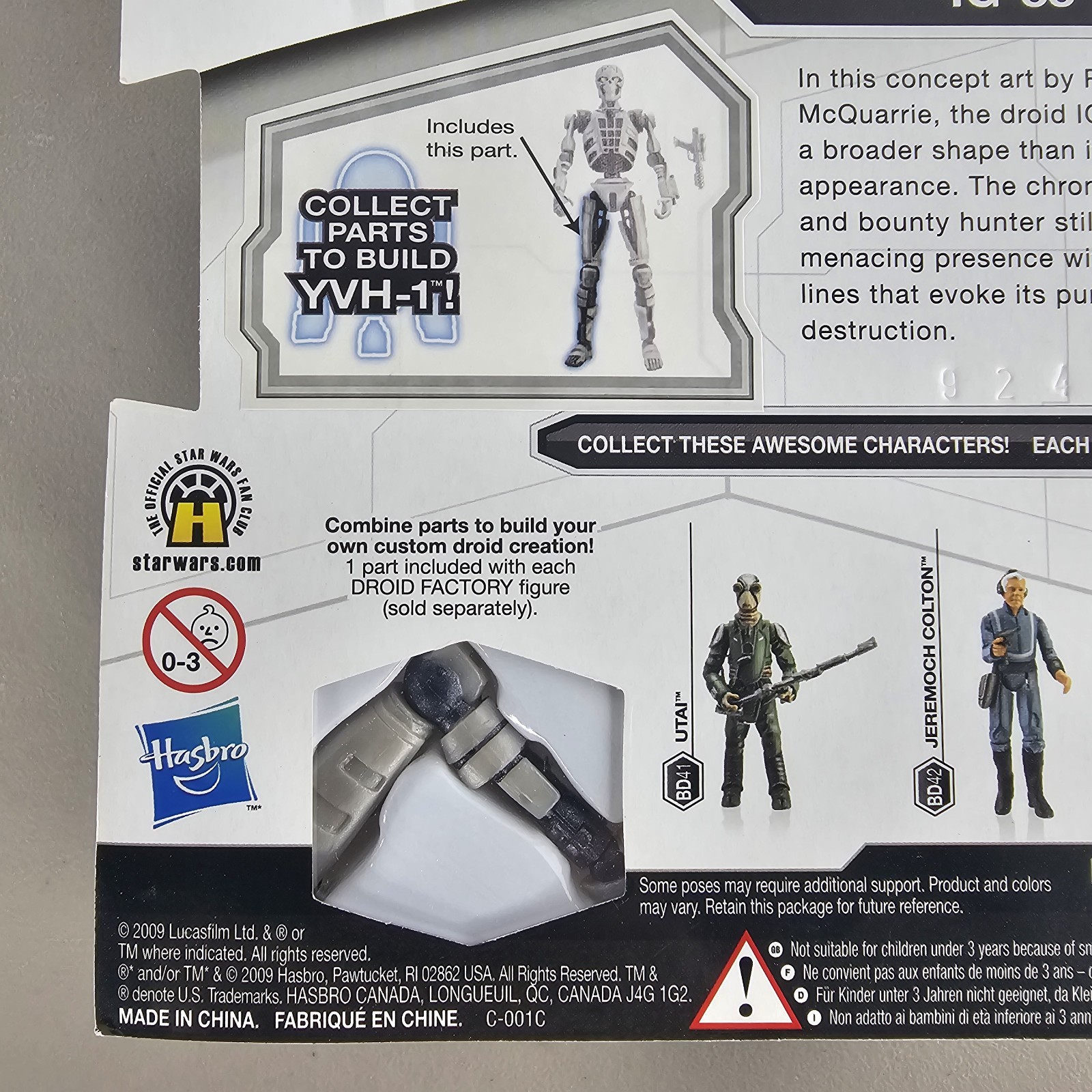 Star Wars IG88 Concept Art Figure BD40 2009 YVH-1