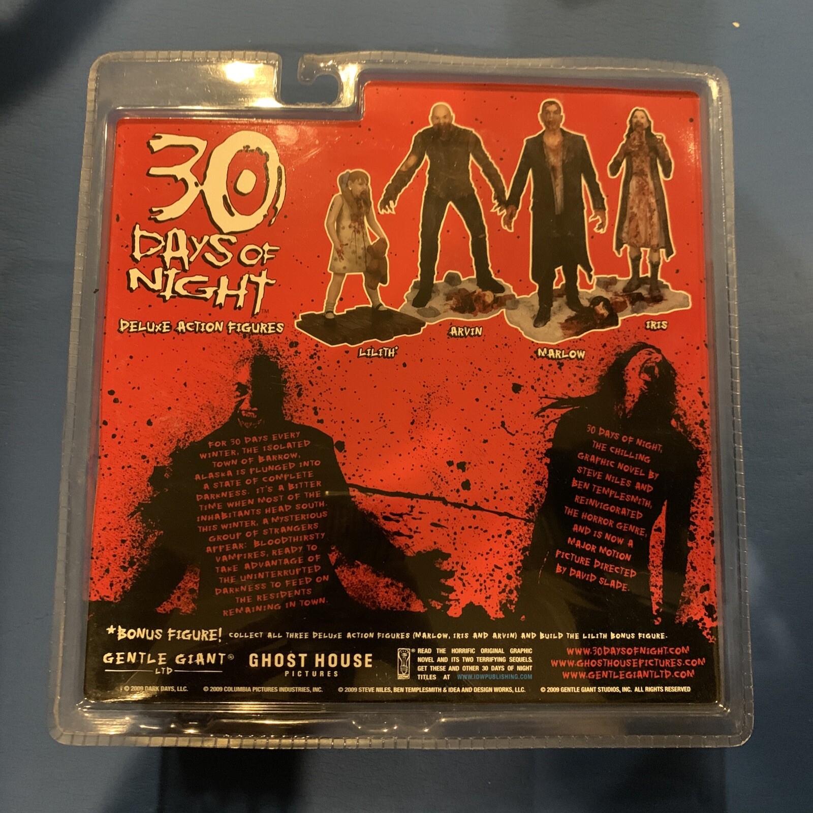 30 Days of Night IRIS Extra Bloody Variant Action Figure 2009 Gentle Giant NEW