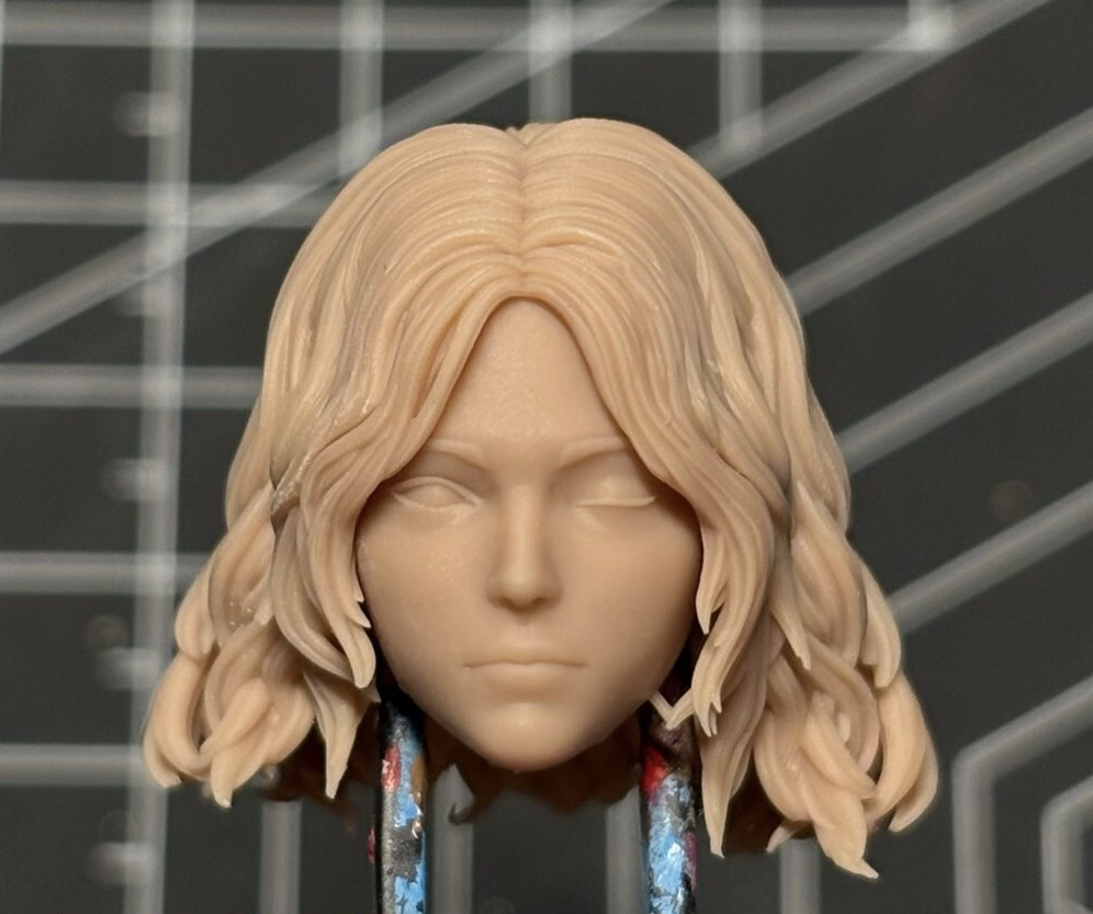 1/6 1/12 1/18 Head Sculpt Melina Girl For 12″ 6″ 3.75″ Female Figure Body Toys