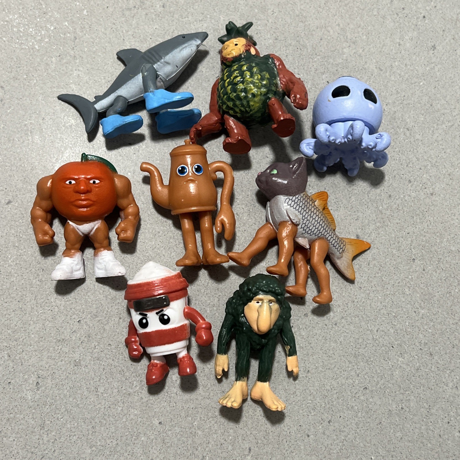 EUC 8 Pc Italian Brainrot Steal a Brain Rot Toys, 1.8″ Action Figure Mini Lot B
