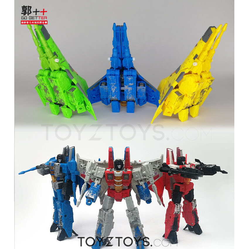 3D DIY Spoiler KIT Laser gun pairs FOR Siege Starscream Thundercracker Skywarp
