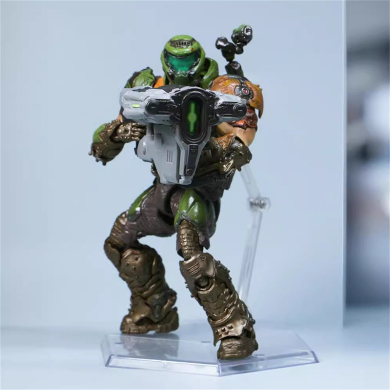 US! Figma SP-140 Doom Eternal Slayer PVC Action Figure Model Boxed Statue Gift