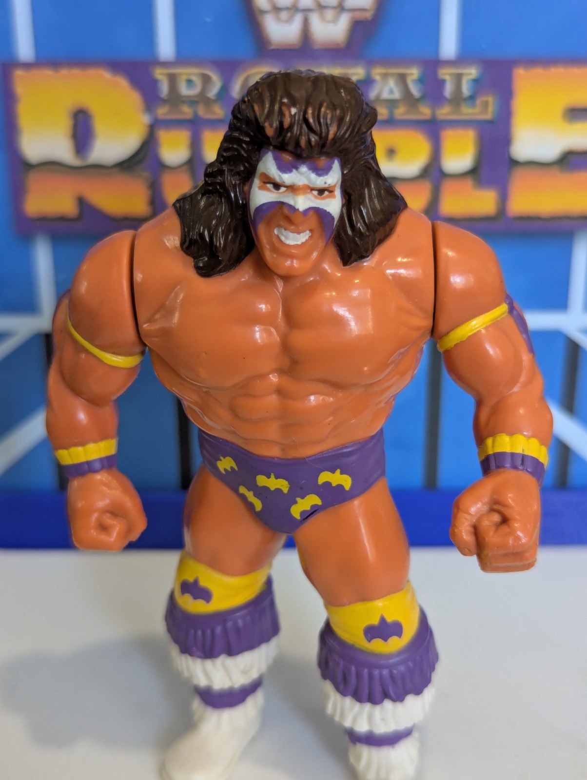 WWF Hasbro Ultimate Warrior – WWE Mattel LJN Titan Sports Wrestling Figure