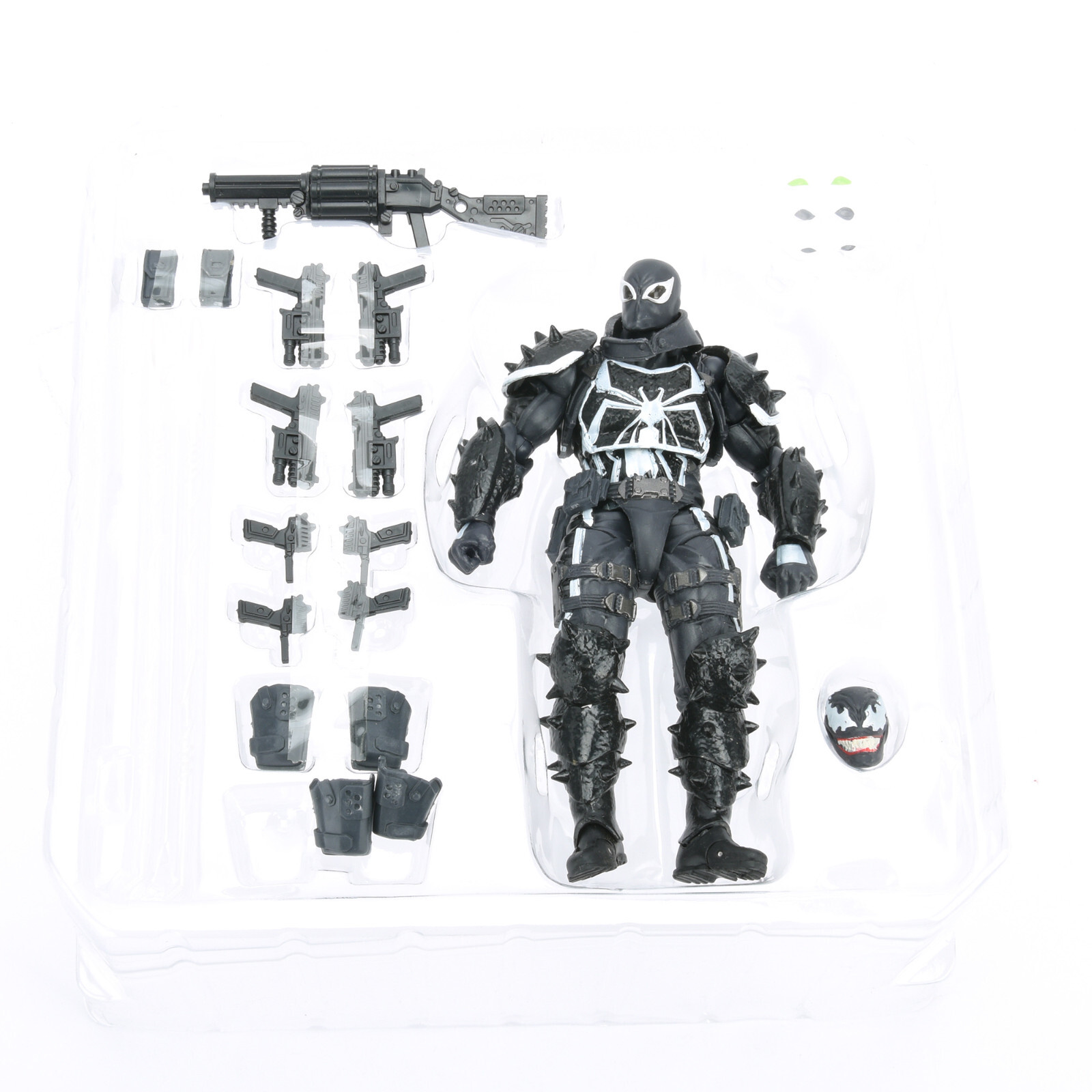CT Toys Revoltech Amazing Yamaguchi Agent Venom 6″ Action Figure NEW IN OPEN BOX