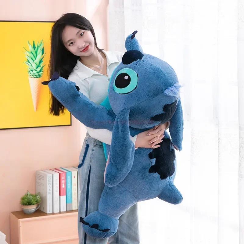 45/60/80cm Stitch Doll Plush Toys Lilo&stitch Plush Stuffed Doll Soft Pil