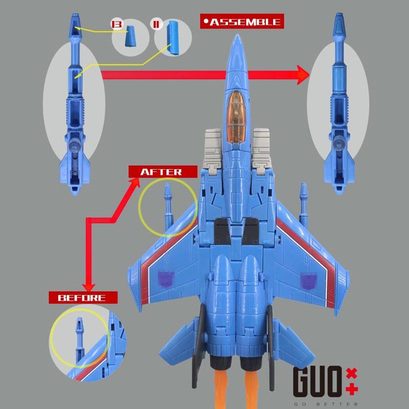 IN STOCK GO Better Filler Upgrade Kit For SS86 Thundercracker Filling Parts