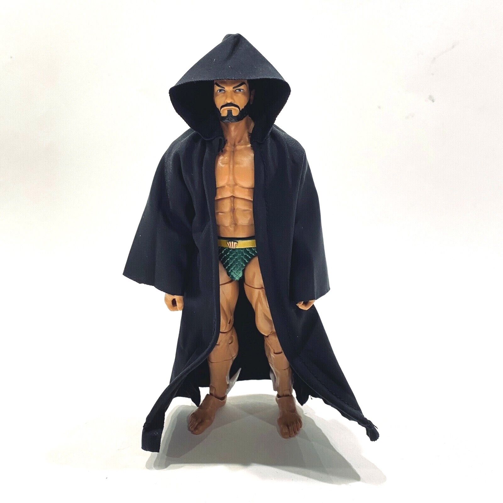 SU-R-BK: 1/12 scale Black Wired Fabric Robe for 6″ Star Wars Figure