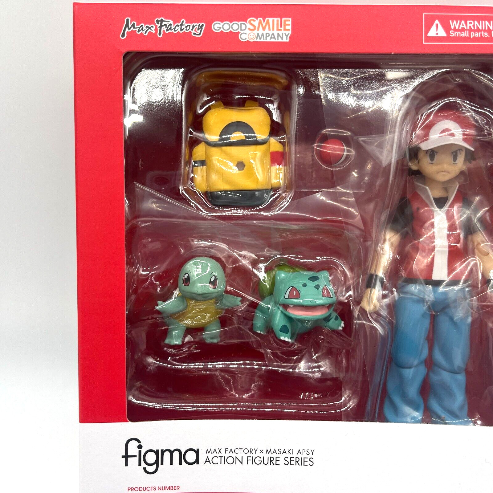 Max Factory figma Pokemon Red Trainer No.356 Pocket Monster Action Figure Japan