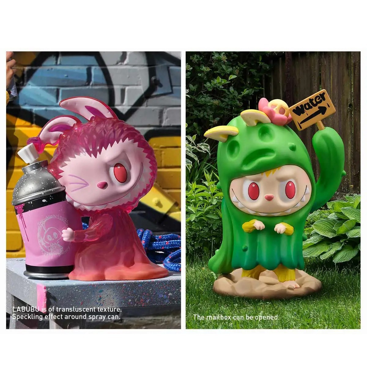 POP MART x Labubu The Monsters Almost Hidden Series Figure Sealed Bag Open Box