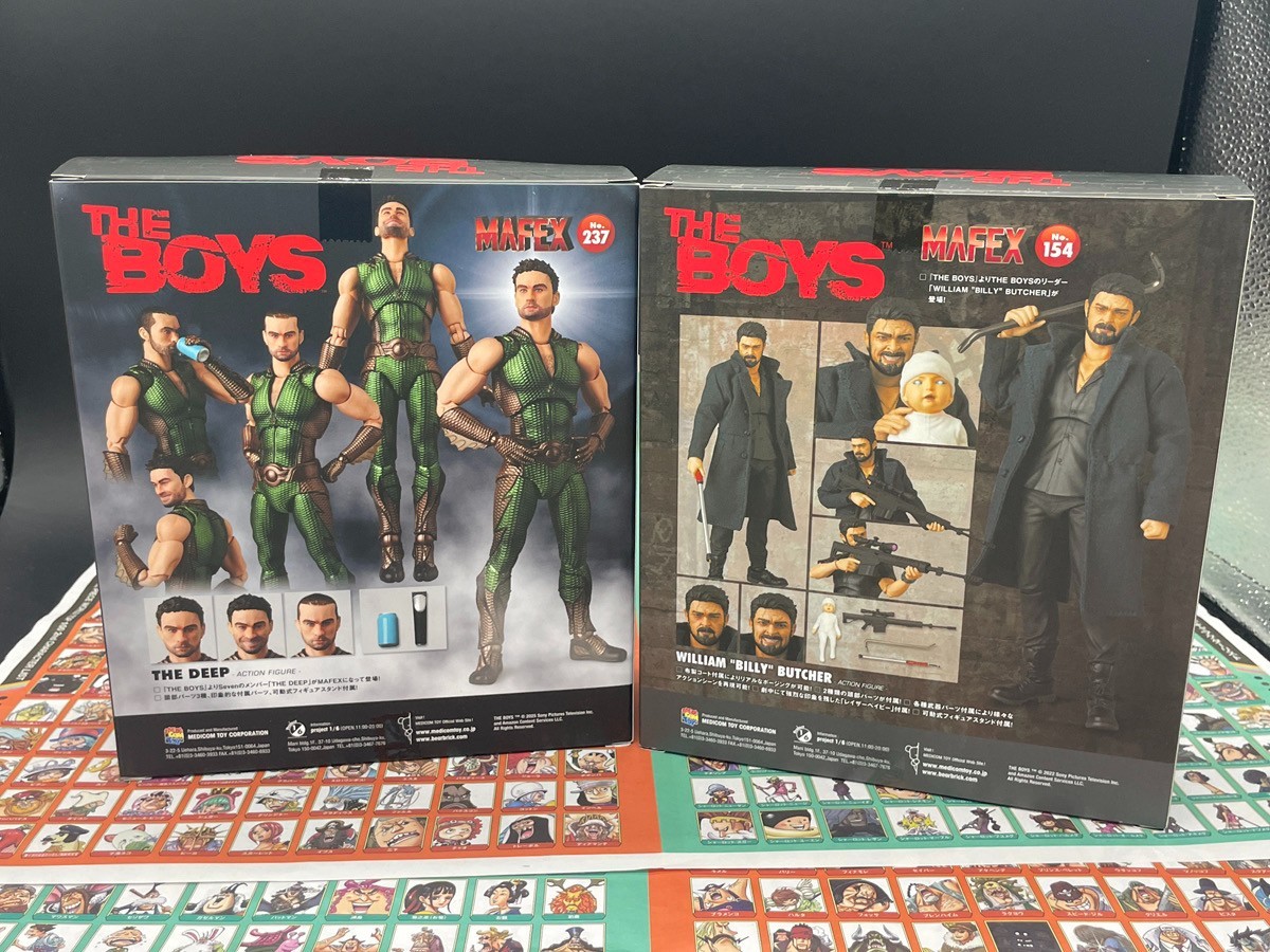MAFEX The Boys Billy Butcher No.154 & The Deep No.237 Figure Set from Japan