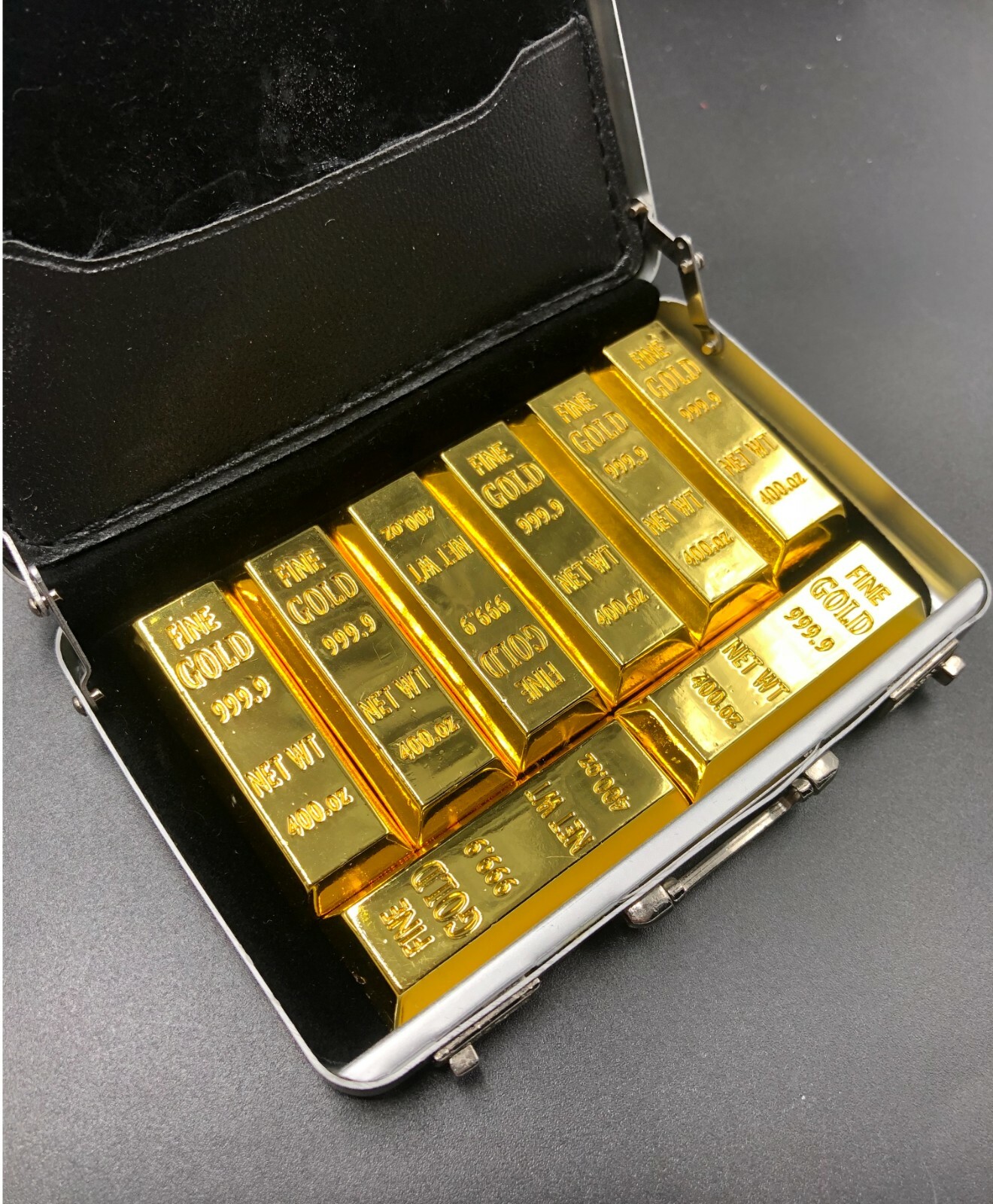 1/6 Miniature 4x Faux Gold bar for dioramas doll house 12″ figure hot toys ❶USA❶