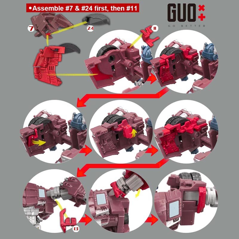 3D DIY Filler Upgrade Kit For Legacy United SDCC Orion Pax Filling Parts