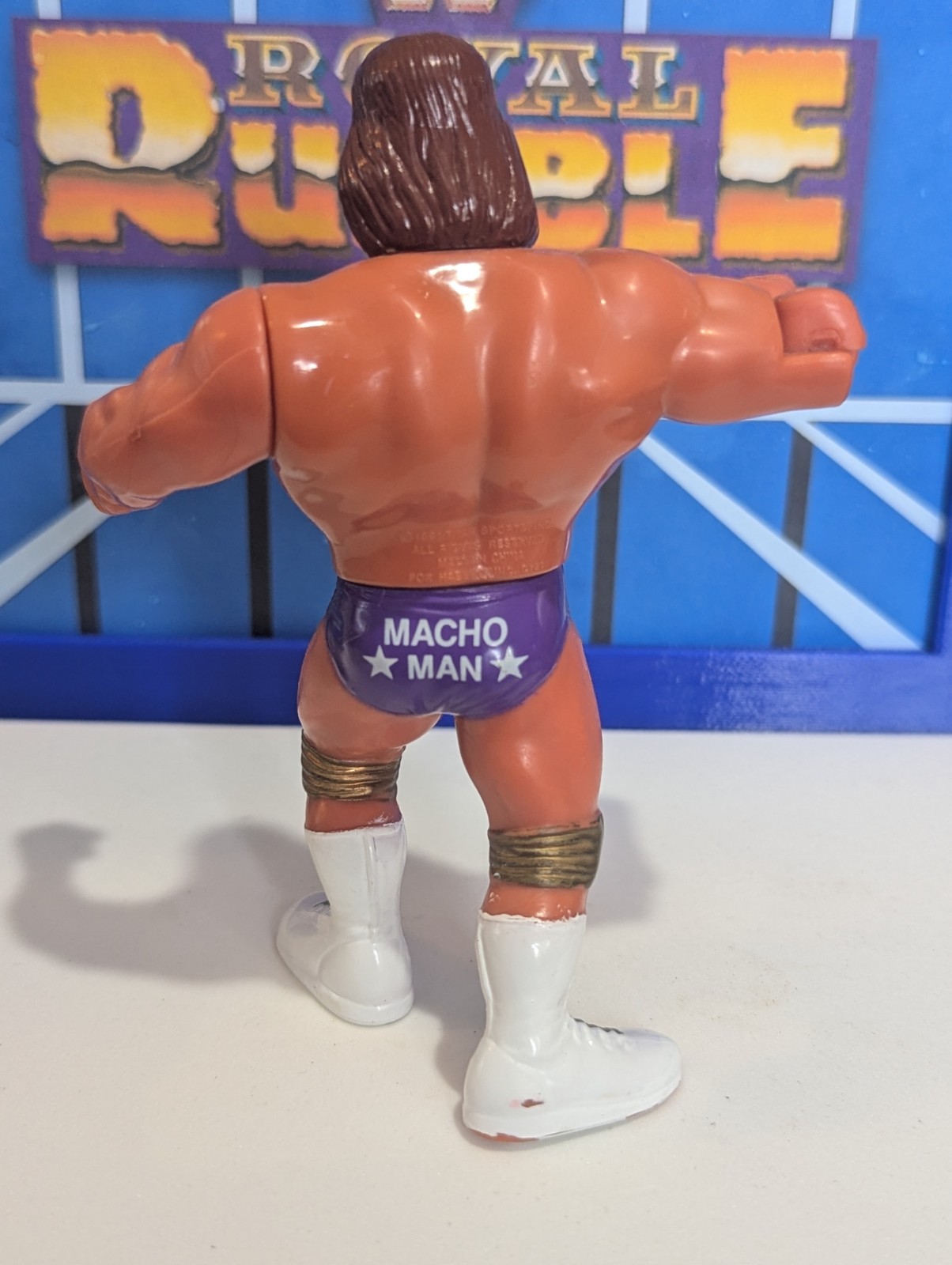 WWF Hasbro Macho Man – WWE Mattel LJN Vintage Titan Sports – MM Logo