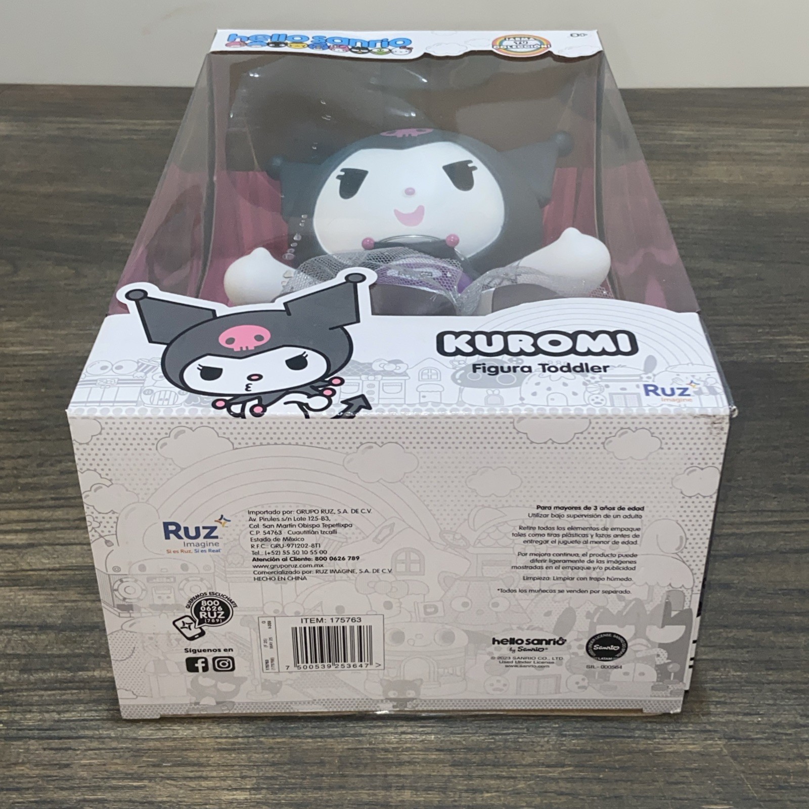 Sanrio Kuromi Figure Doll 13 Inch Rare Authentic 2023 PVC Plastic Articulated