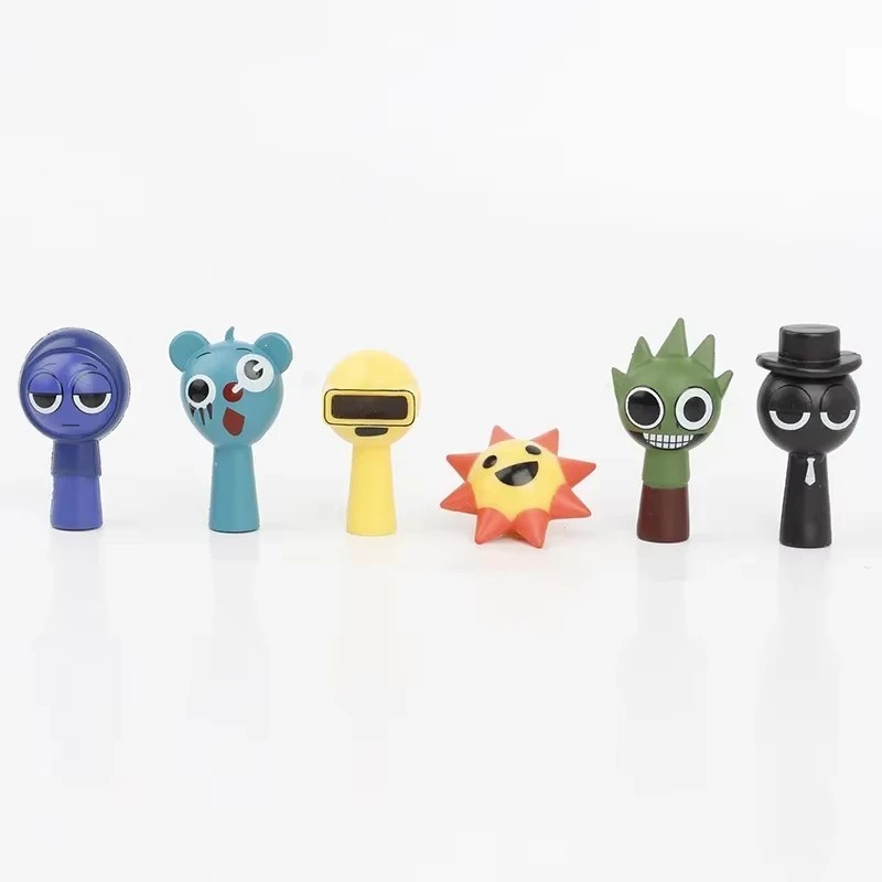 24pcs set Sprunki Model Toy Game Action Figures Toy Birthday Gift
