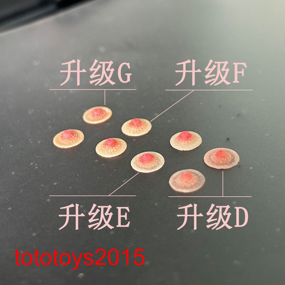 1/6 Nipple Breast Chest Bottom Patches Props Fit 12″ Female Action Figure Body