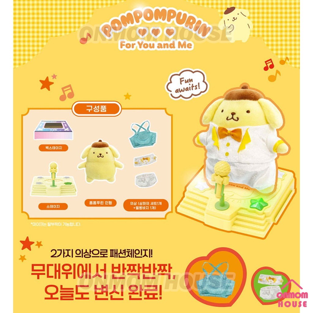 Sanrio Characters Idol Fashion Change Doll Stage Music Toy Korea Ver 6 Doll Set