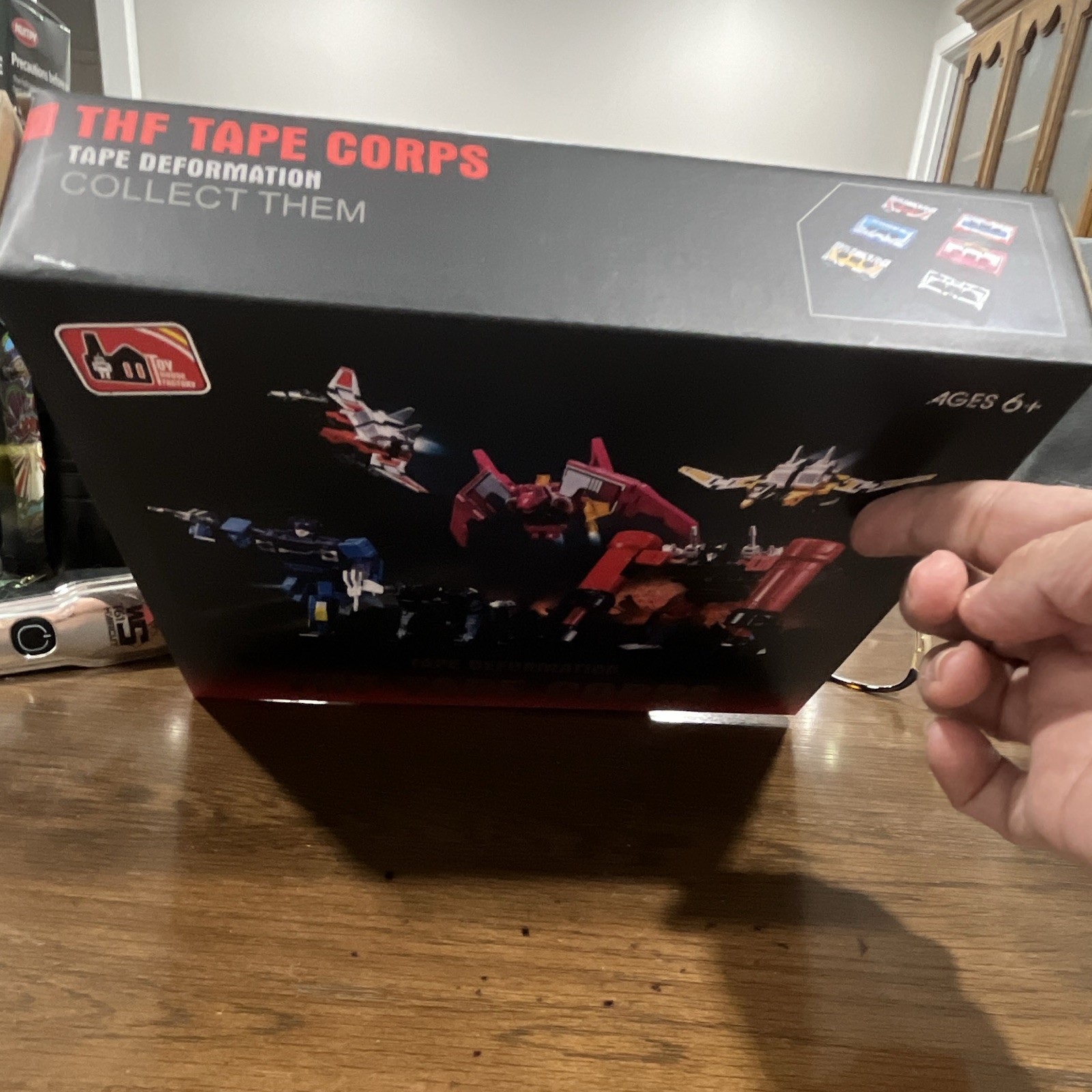 THF Tape Corps Transforming Robot Dog Figure Set Multicolor Ages 6+ THF-01P6
