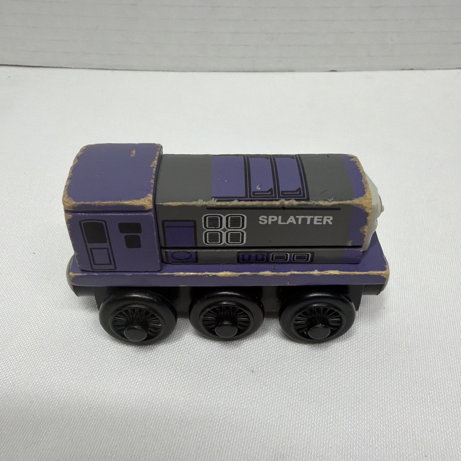 Thomas Wooden Railway Train MAGIC RAILROAD LOT DODGE SPLATTER LADY DIESEL 10