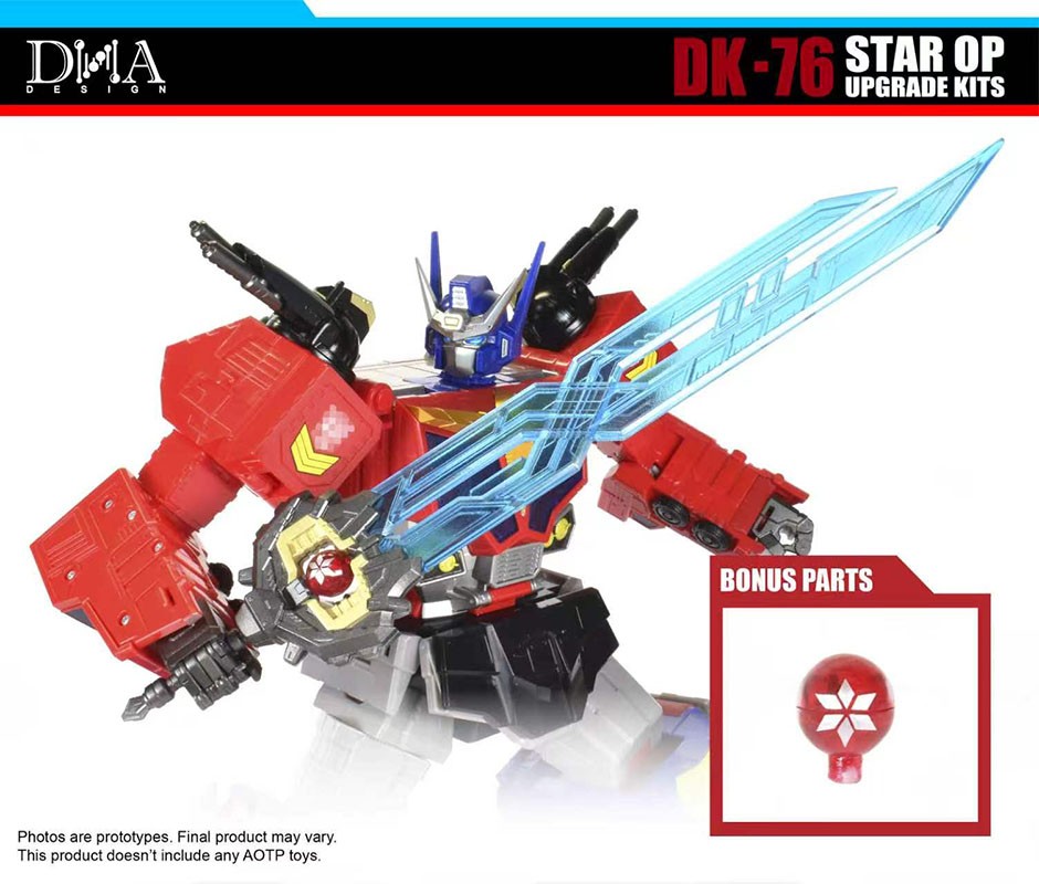 DNA DK-76 Weapon Sword Hands Upgrade Kit For Thirteen Star OP HOT ROD WIRH BONUS