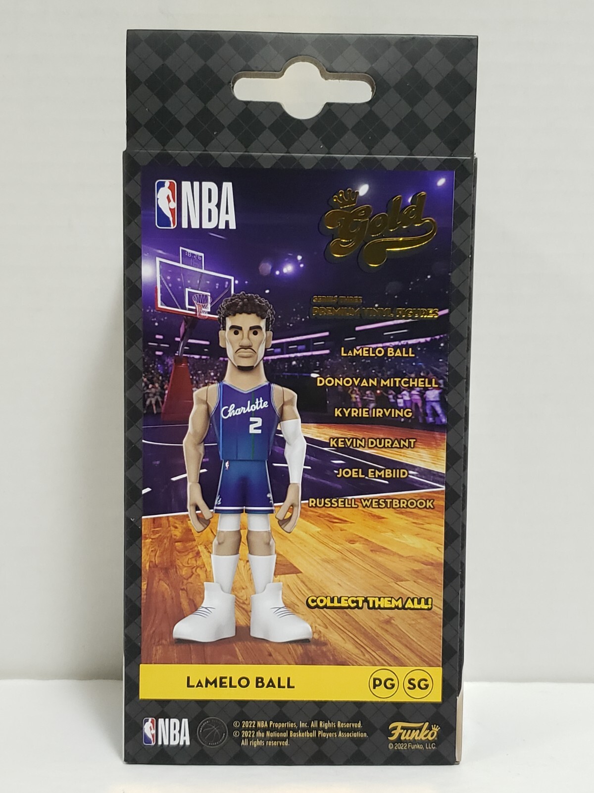 LAMELO BALL – Charlotte Hornets Funko Gold Premium Vinyl NBA 5″ Figure IN STOCK