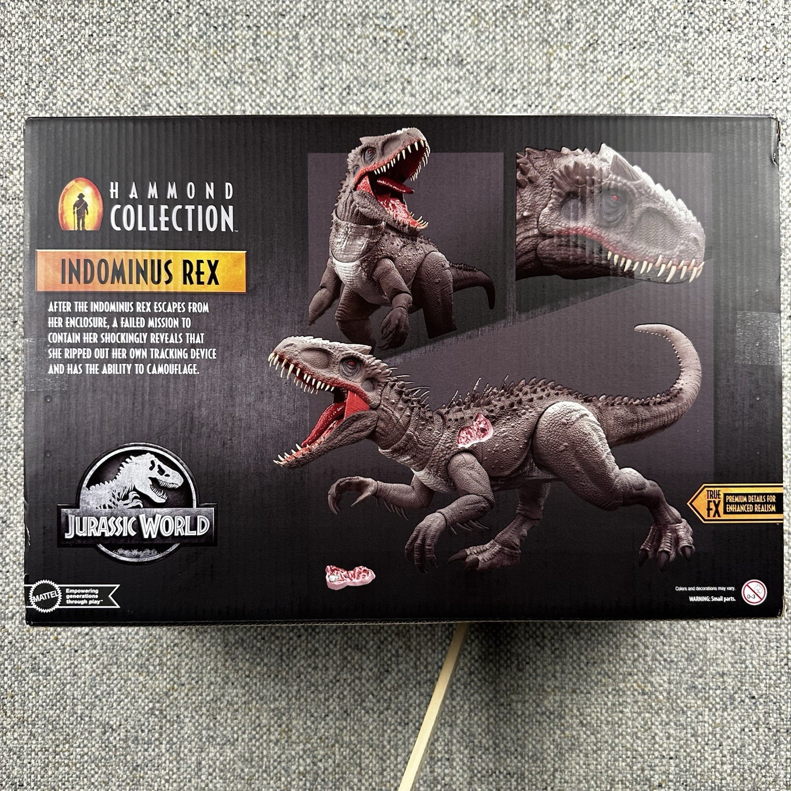Jurassic World Hammond Collection Indominus Rex DELUXE Articulated New