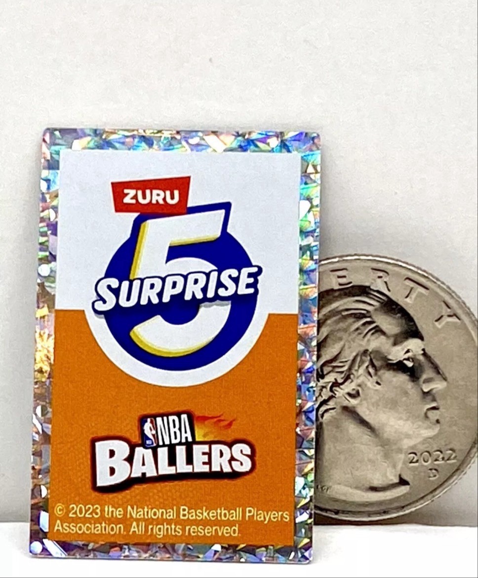 #1 LaMelo Ball Charlotte Hornets With Basketball Hoop Zuru NBA Ballers