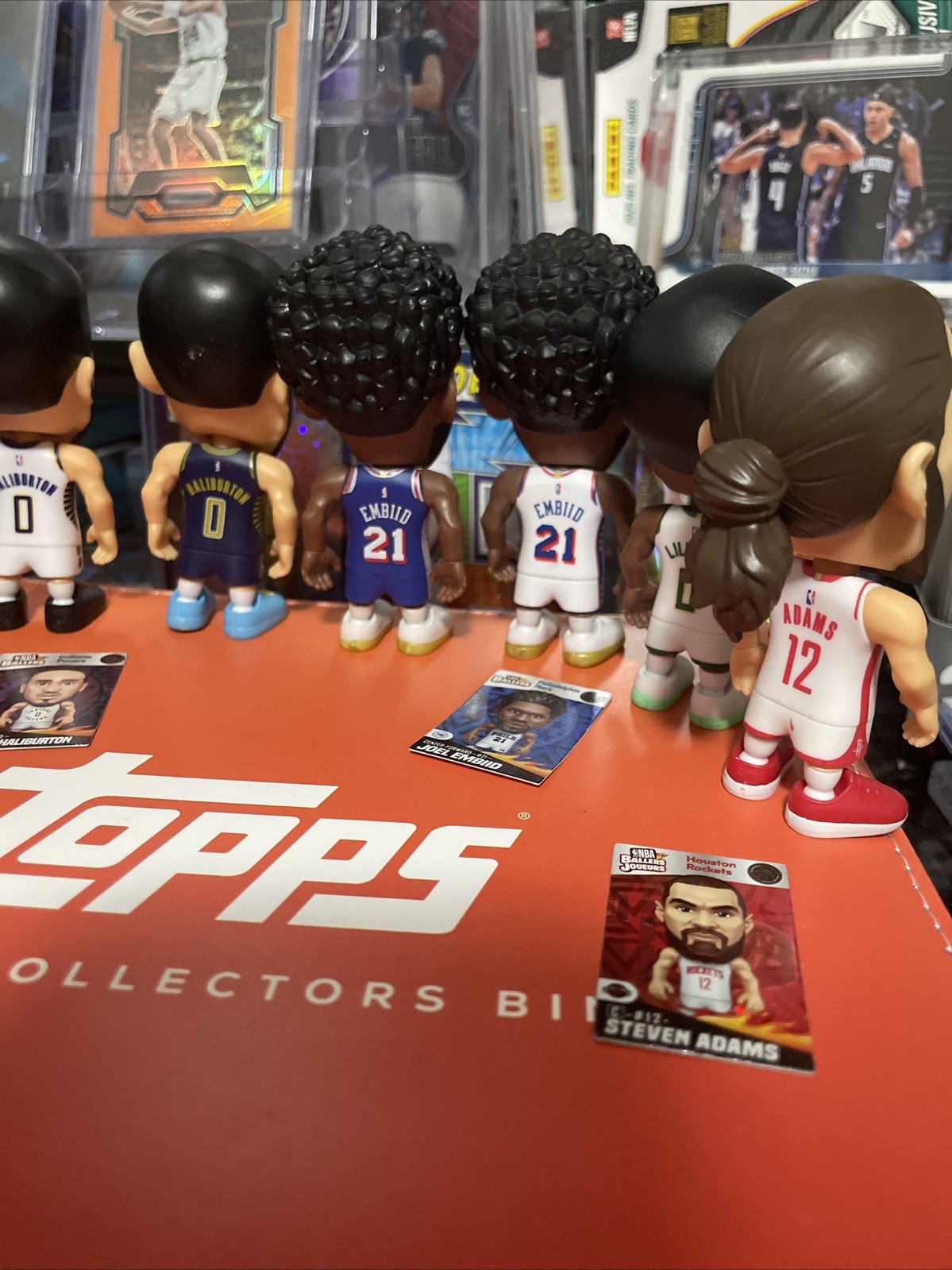 NBA Zuru Ballers Lot Of 8 Figures Embiid, Halliburton, Lillard, Etc. (READ)
