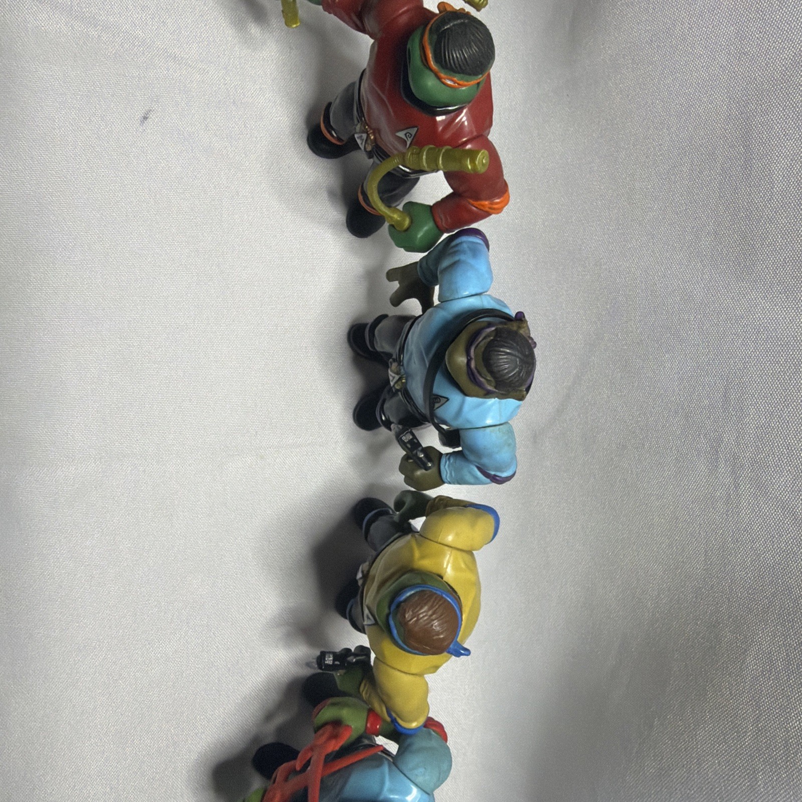 TMNT Star Trek Teenage Mutant Ninja Turtles Set 4 Playmates Action Figures
