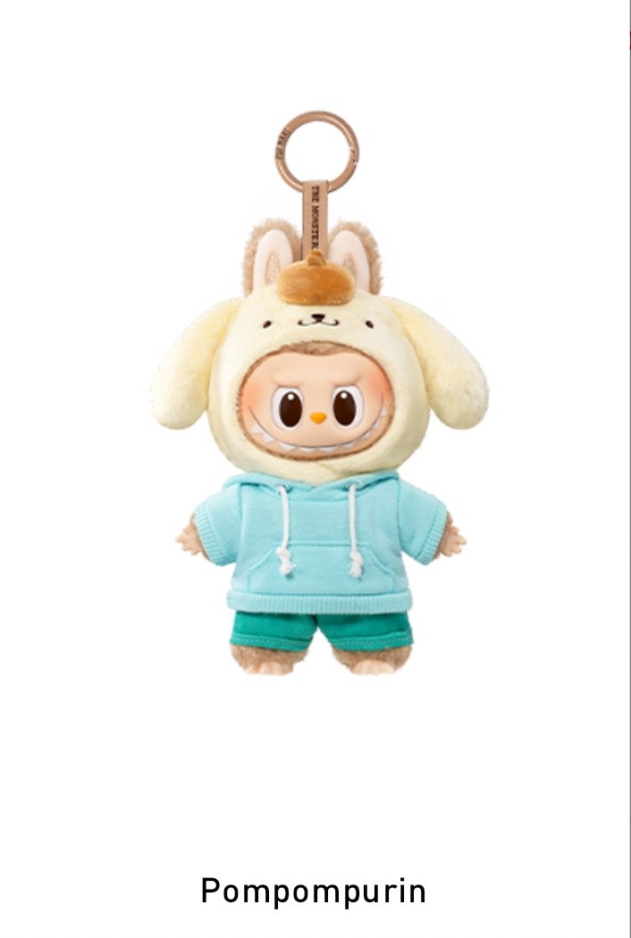 Authentic Labubu The Monsters Hello Kitty And Friends Sanrio Vinyl Plush Pendant