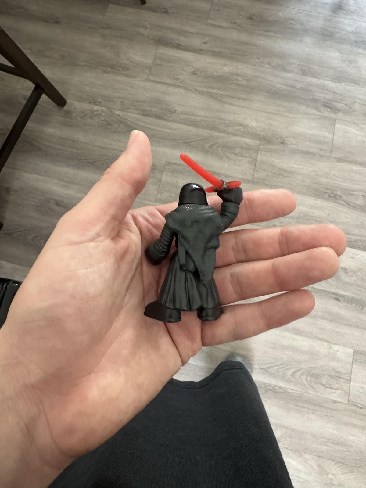 Star Wars Kylo Ren Figure Black/Red w Lightsaber Plastic TV Movie Game Theme