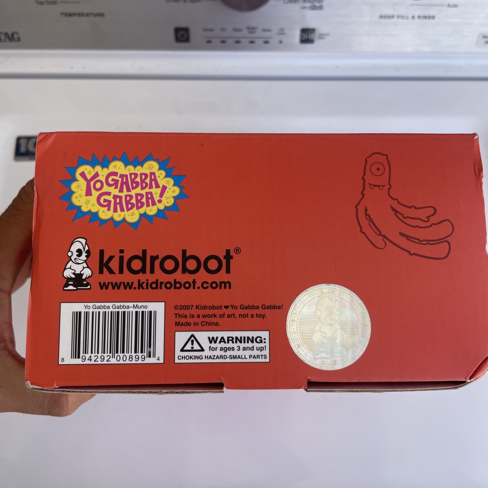 Yo Gabba Gabba! Muno Kidrobot 10” Toy Figure In Box 2007