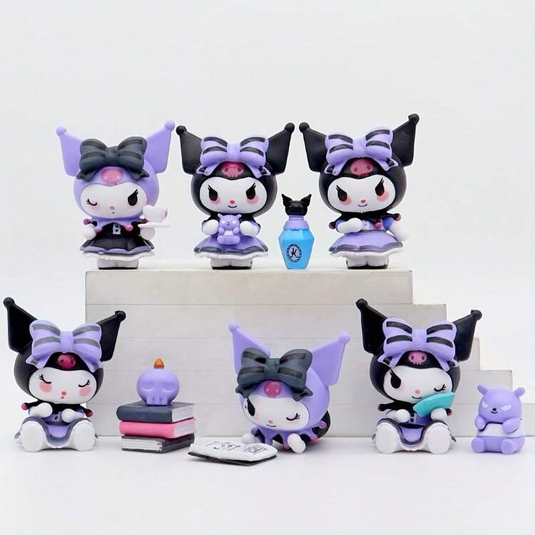 Kuromi Lucky Divination Blind Box Complte Set Box ( 6 Pieces )