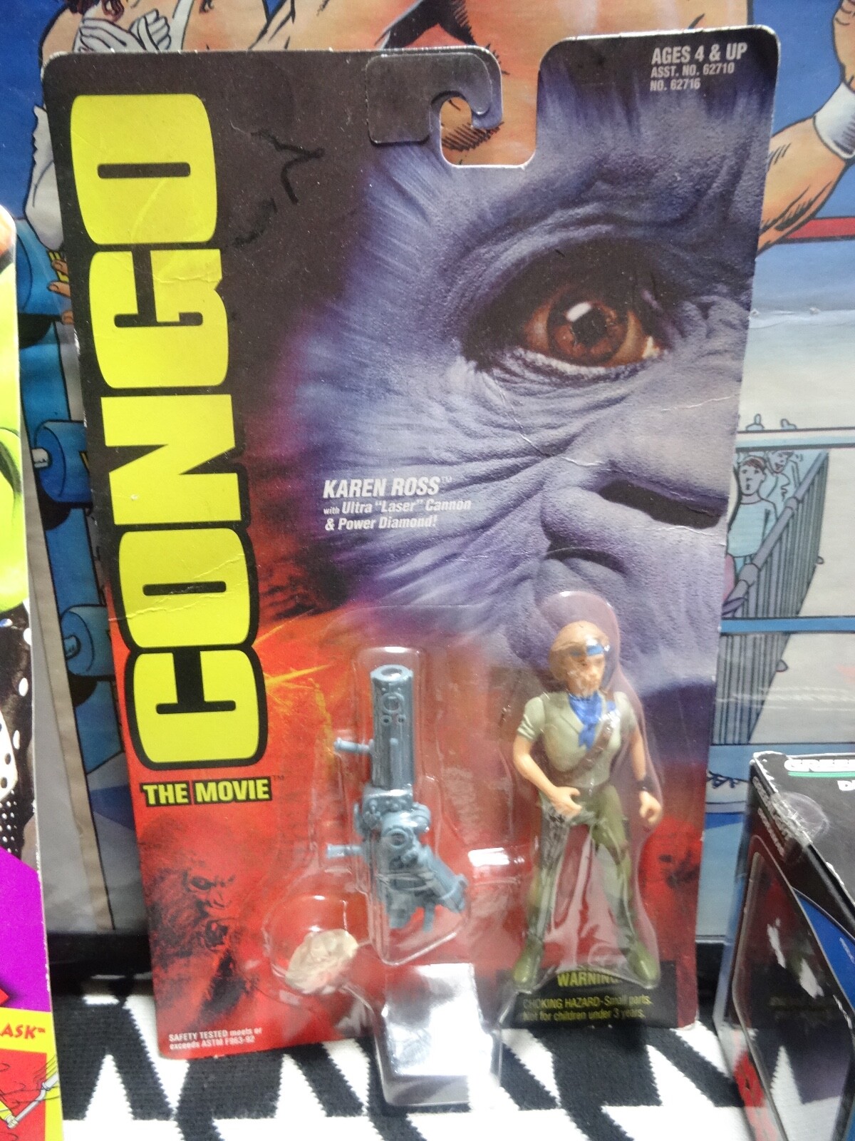 NEW LOT OF 8 -TV Movie Toys Action Figures E.T. THE MASK CONGO MARS ANIMAL HOUSE
