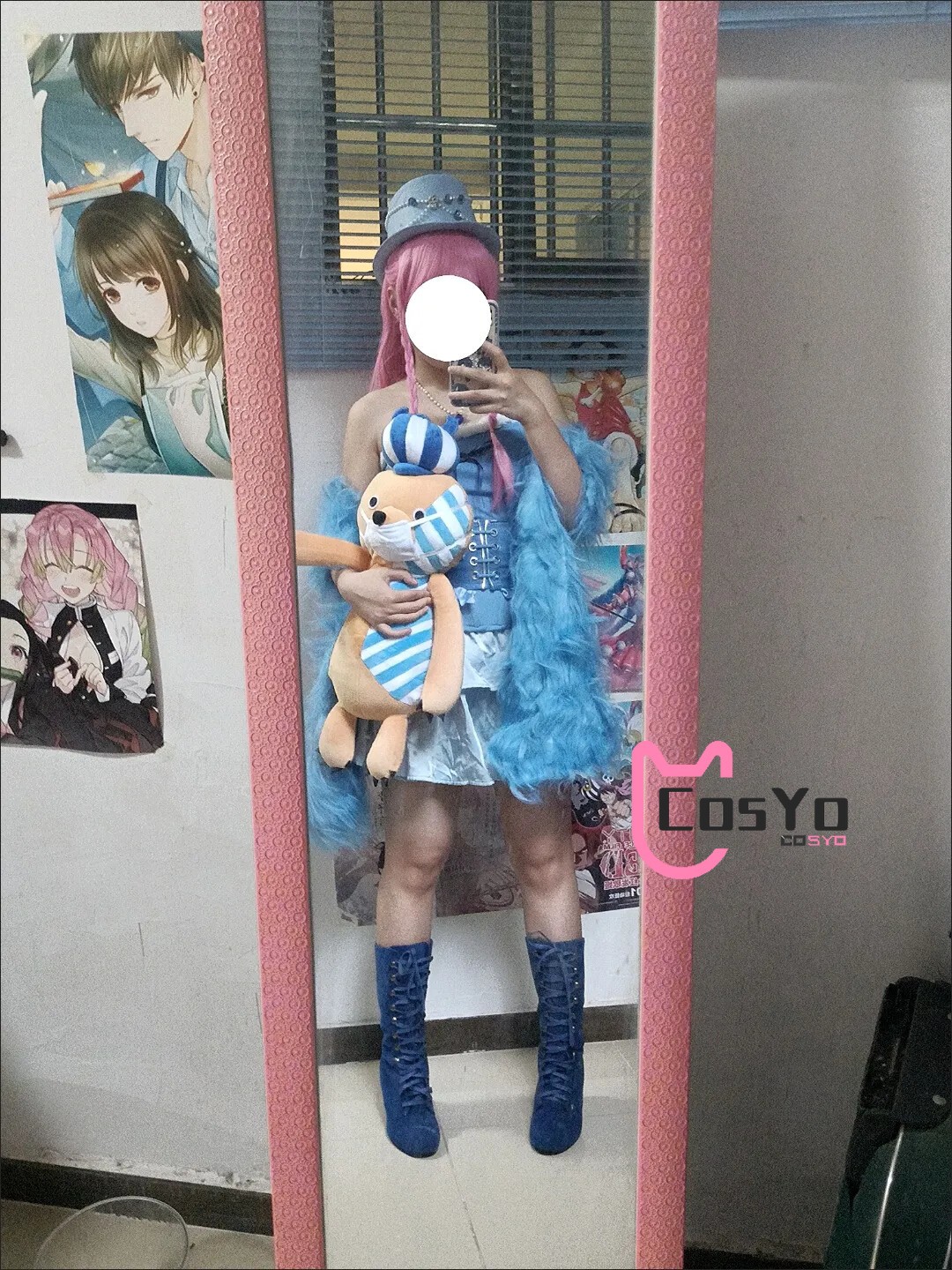 NEW Anime Perona Zombie Bear Kumasy Plush Toy Stuffed 60Cm Bear Cos Doll Gift