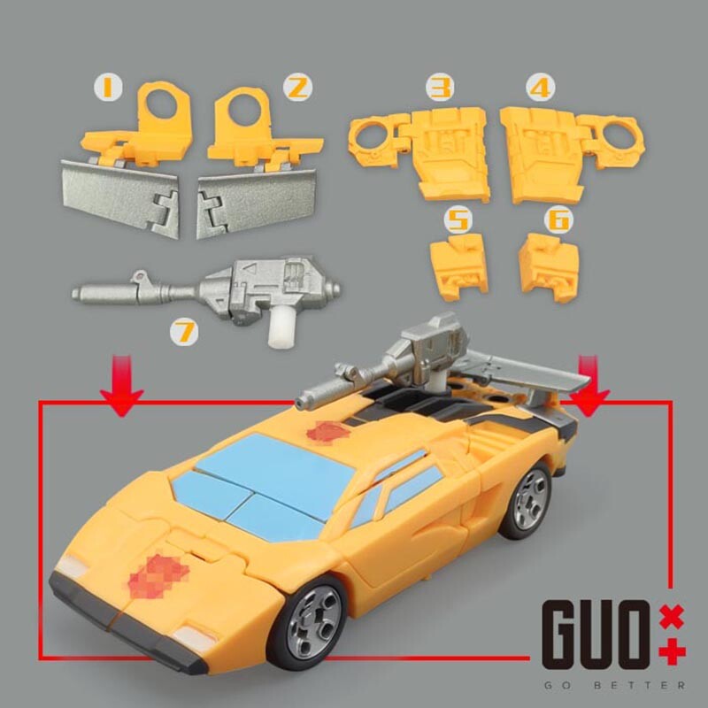 For Legacy Generations Selects Sunstreaker Upgrade Kit Replenish Filler 3D DIY