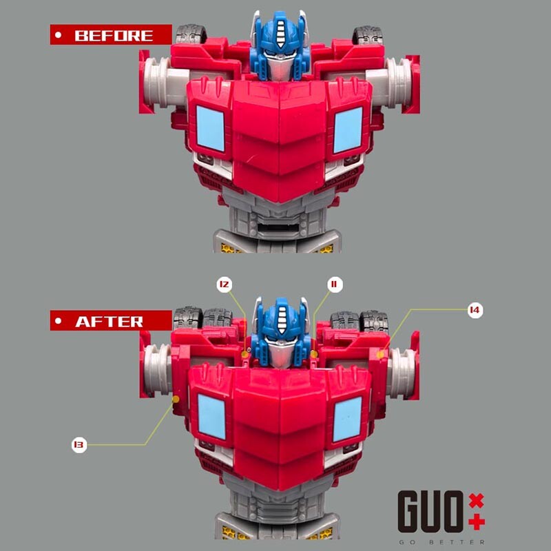 3D DIY Filler Upgrade Kit For Legacy United SDCC Orion Pax Filling Parts