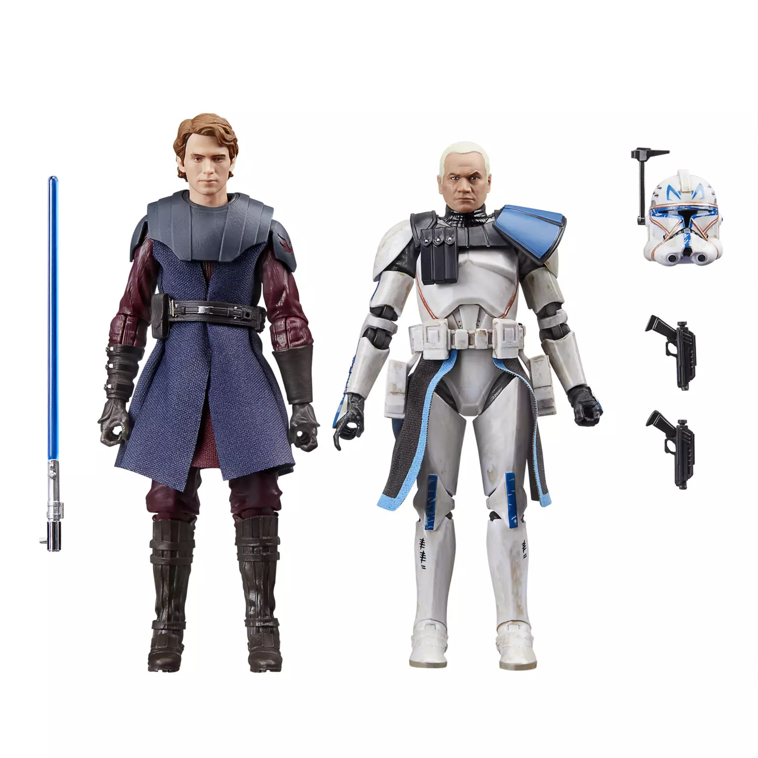 Star Wars Black Series ANAKIN SKYWALKER and CAPTAIN REX Clones of Republic Set