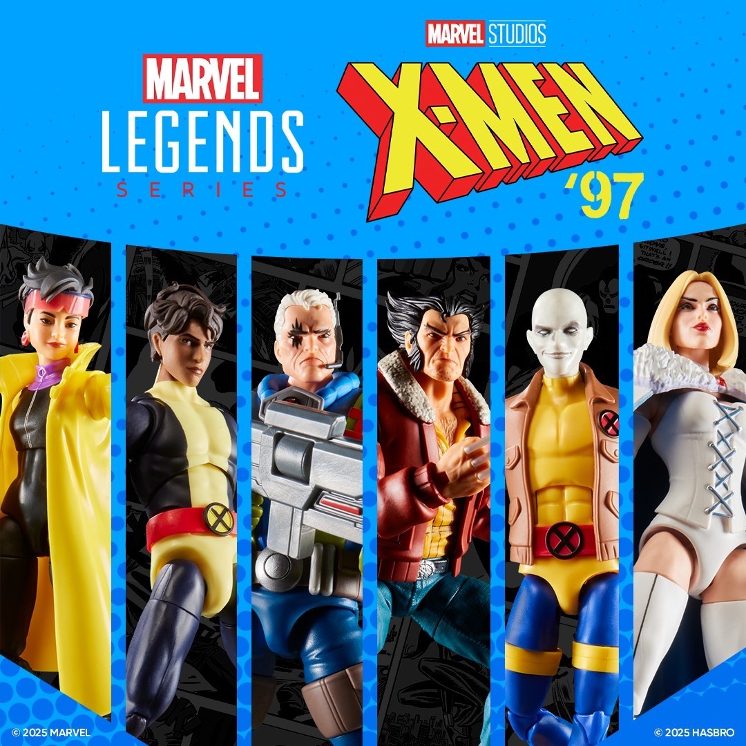 IN HAND! 2025 Marvel X-MEN 97 Legends Animated Wave 3 Set of 6 Hasbro 6″ Figures