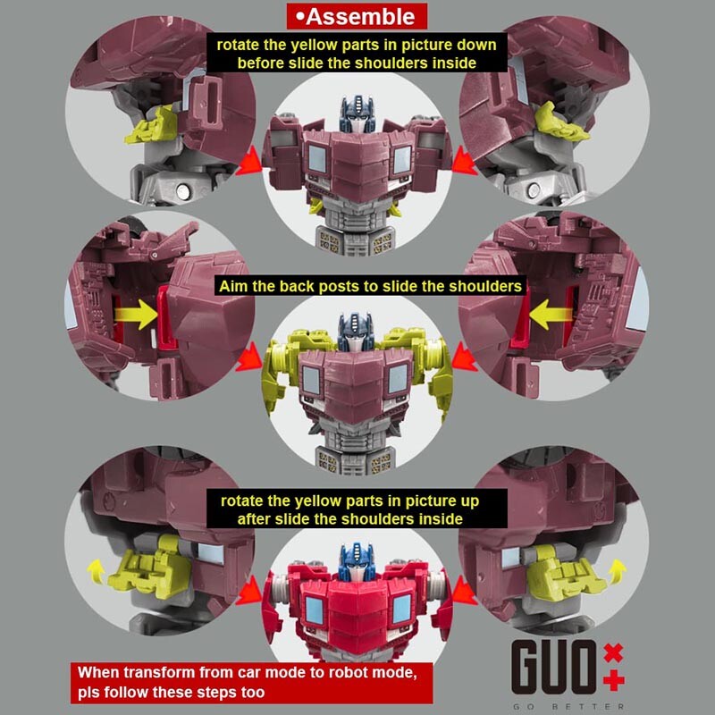 3D DIY Filler Upgrade Kit For Legacy United SDCC Orion Pax Filling Parts