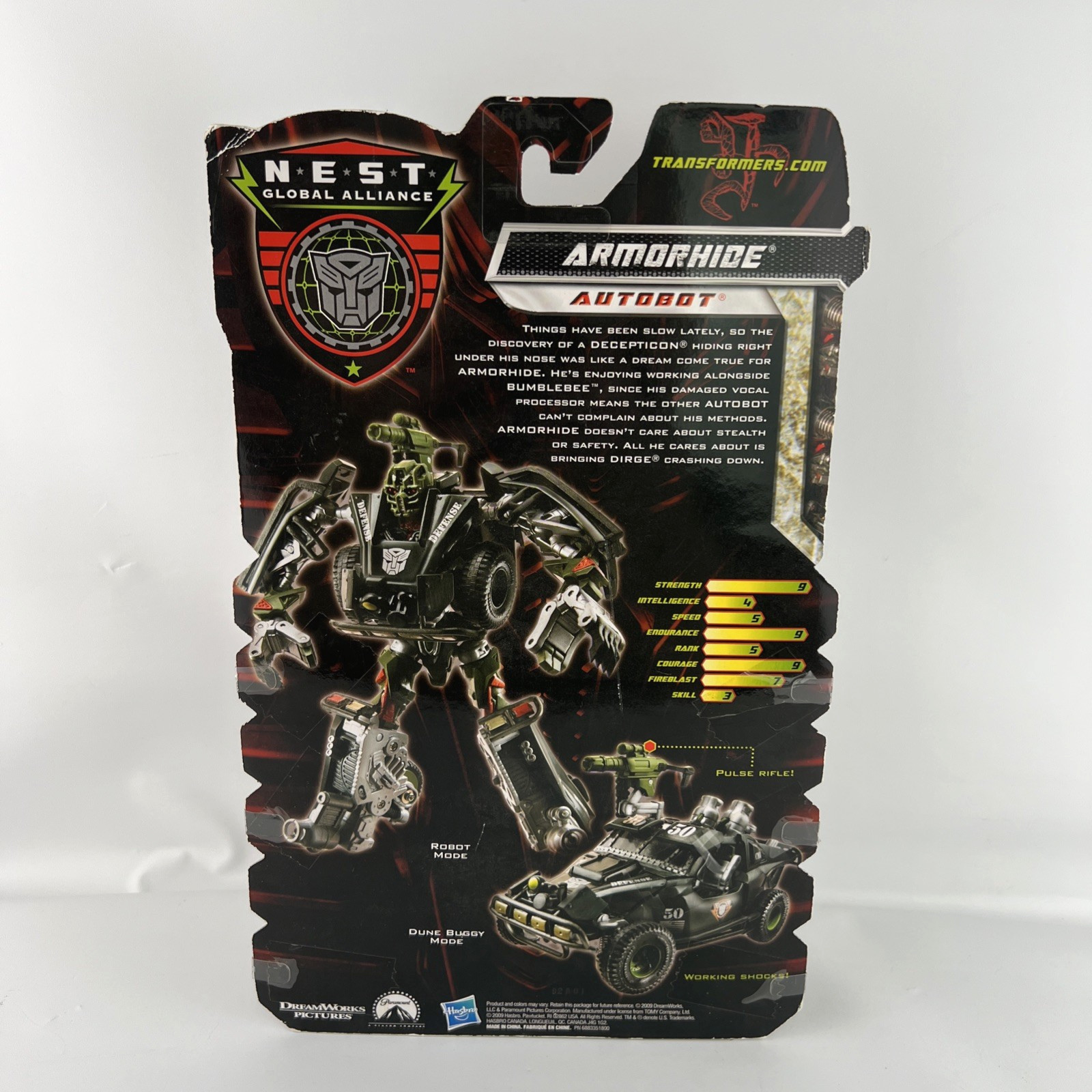 2009 Hasbro Transformers Revenge of the Fallen Autobot Armorhide Action Figure
