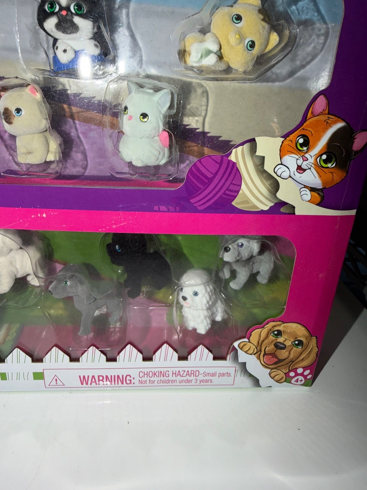 NEW JUST PLAY JUNGLE PUPPY KITTY IN MY POCKET DELUXE MINI FIGURE SET 3 PACK SET