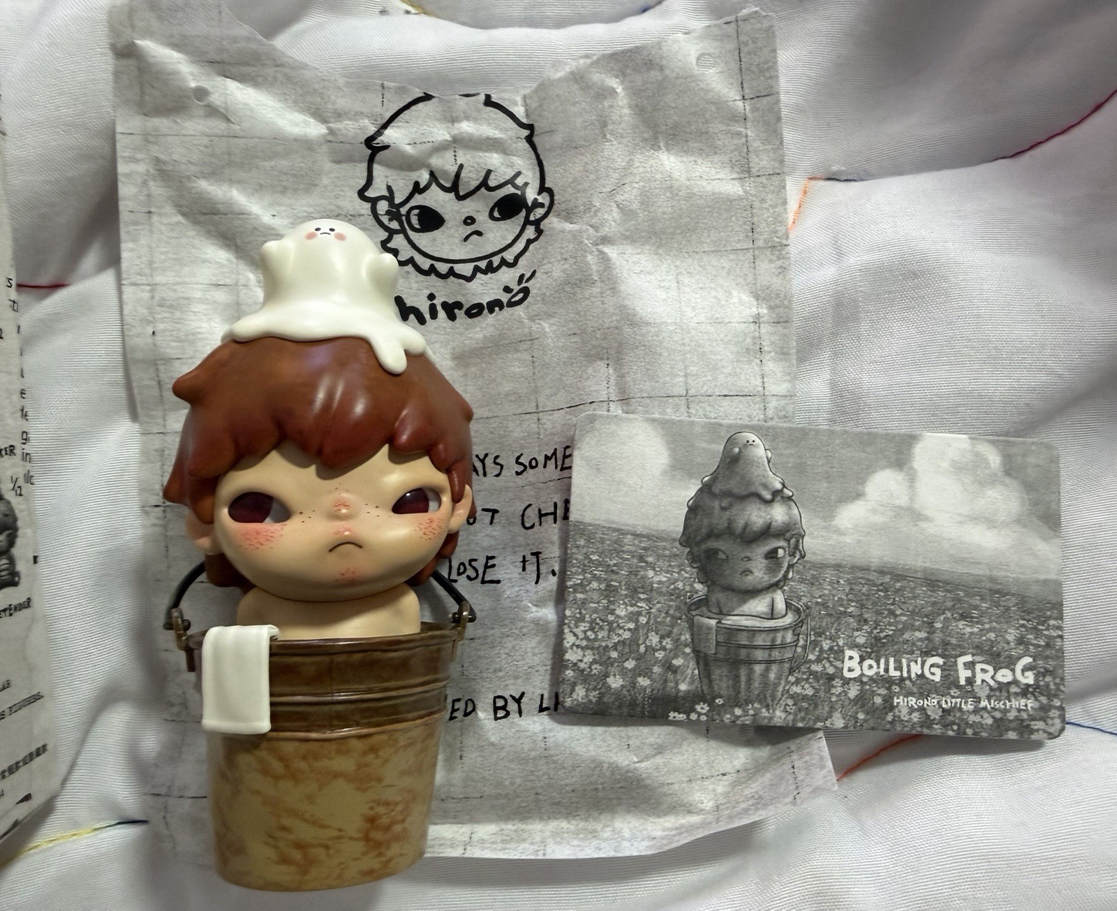 POPMART x Hirono Little Mischief Series: Boiling Frog Blind Box OPEN BOX